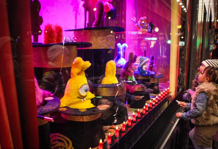 Los escaparates mejor adornados para la Navidad 2014a