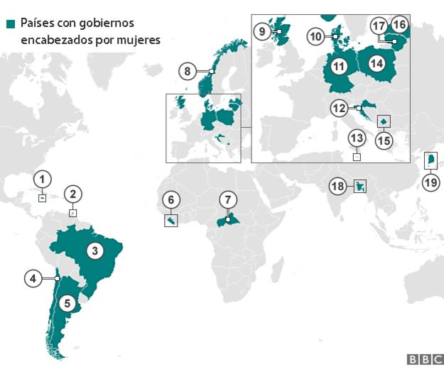 Países Gobernados Por Mujerescn中国最权威的西班牙语新闻网站 