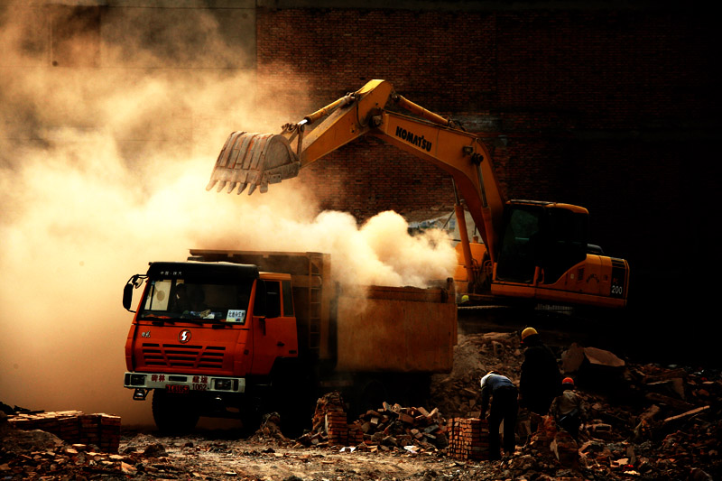 Capital china cobrará por contaminación de polvo de construcción