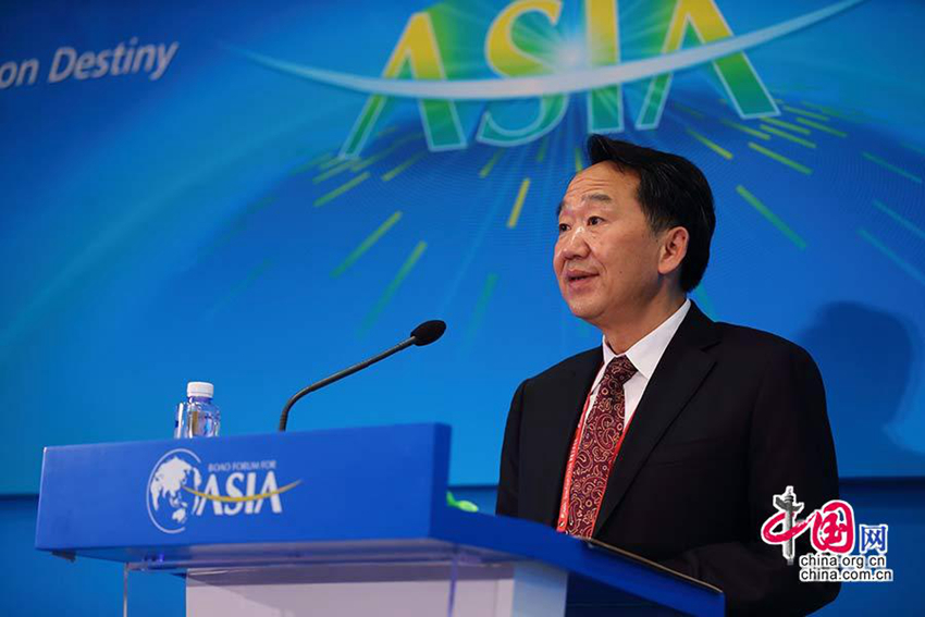 Jiang jianguo ofrece un discurso en la Conferencia del Foro de Boao para Asia3