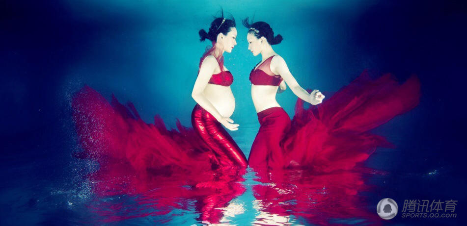 Mujer embarazada saca fotografía de ensueño bajo el agua4
