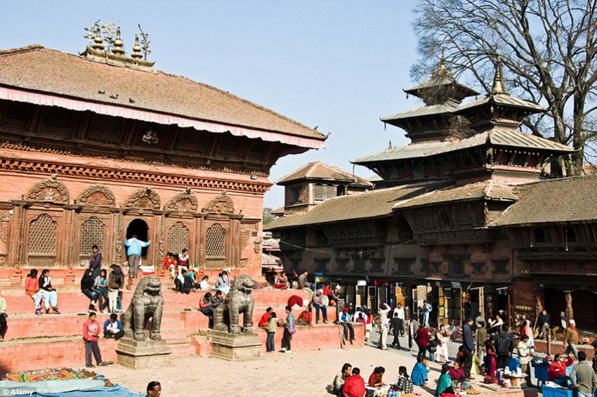  Imágenes de patrimonios nepaleses antes y después del sismo 6