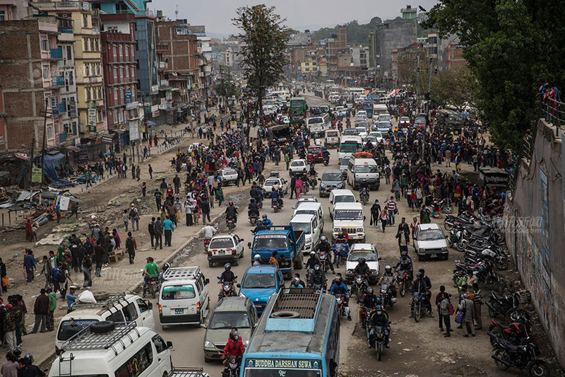 Todos los civiles de Nepal se huyeron de su capital, Kathmandu, tras el terremoto1
