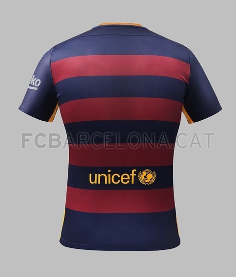 Nueva Camiseta del Barcelona para 2015 - 2016 Con Franjas Horizontales2