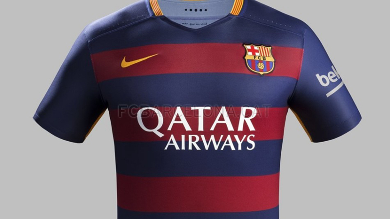 Nueva Camiseta del Barcelona para 2015 - 2016 Con Franjas Horizontales6