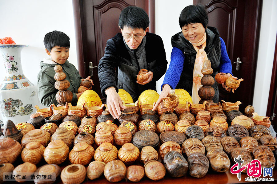 Enciclopedia de la cultura china: Creación artística con cáscara de pomelo, una artesanía recuperada 2