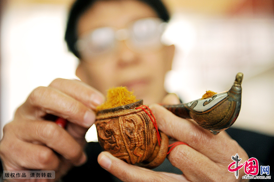 Enciclopedia de la cultura china: Creación artística con cáscara de pomelo, una artesanía recuperada 4