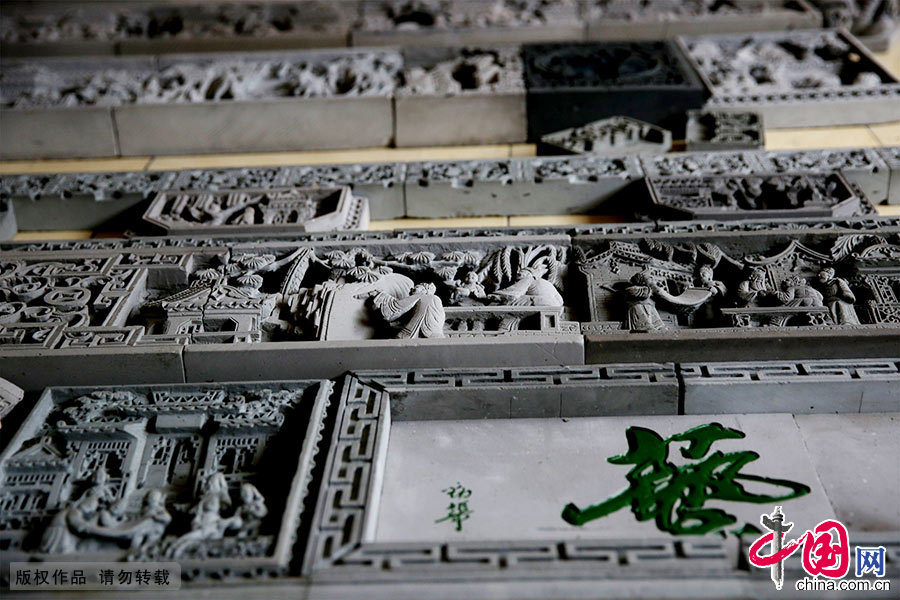 Enciclopedia de la cultura china: La escultura en ladrillo de Huizhou 6