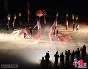 la danza de linternas de fénix de Yunyang 