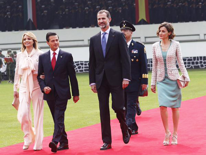 Los reyes de España realizan su primera visita oficial a México