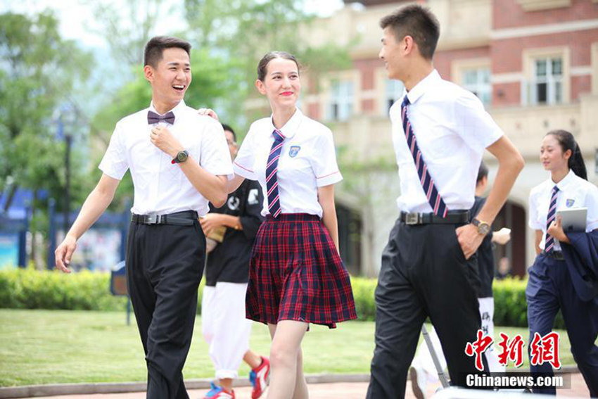 El uniforme escolar más elegante de China1