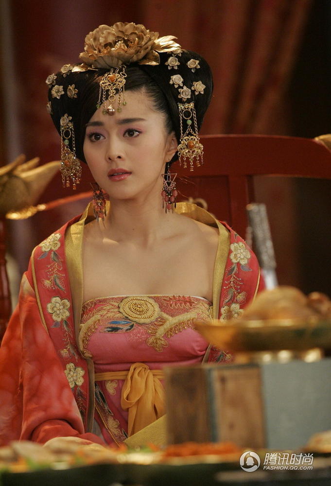 Las mujeres bellas de Dinastía Tang interpretadas por actriz Fan Bingbing
