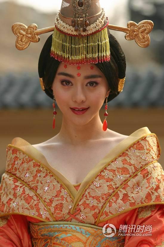 Las mujeres bellas de Dinastía Tang interpretadas por actriz Fan Bingbing