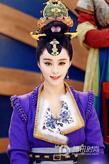 Las mujeres bellas de Dinastía Tang interpretadas por actriz Fan Bingbing