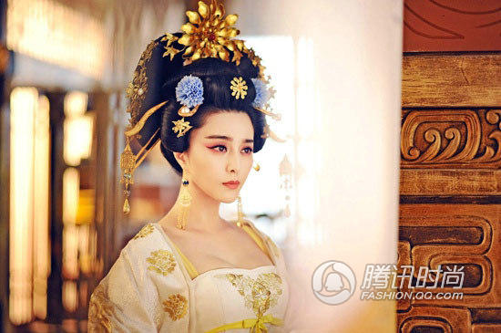 Las mujeres bellas de Dinastía Tang interpretadas por actriz Fan Bingbing