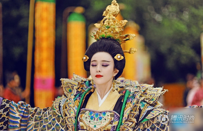 Las mujeres bellas de Dinastía Tang interpretadas por actriz Fan Bingbing