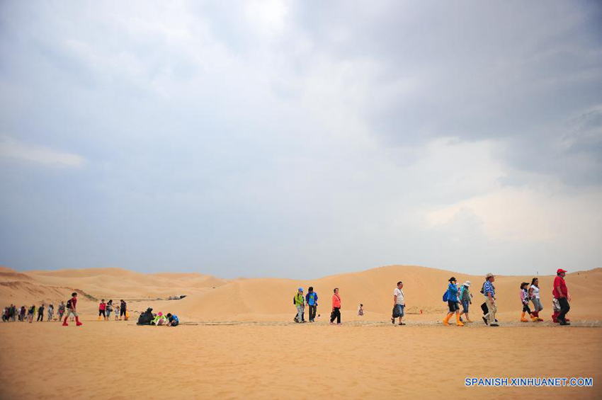 Diversión en desierto Xiangshawan en Ordos5