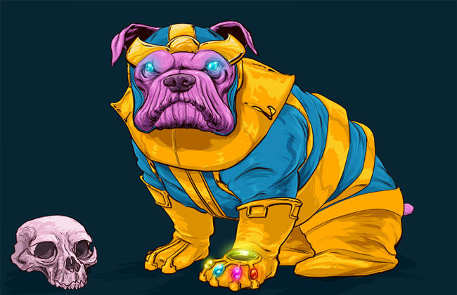 Marvel Superhéroes serían mucho más adorables si fueran perros1