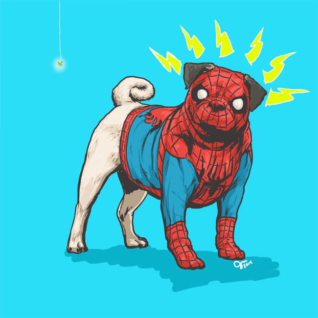 Marvel Superhéroes serían mucho más adorables si fueran perros5