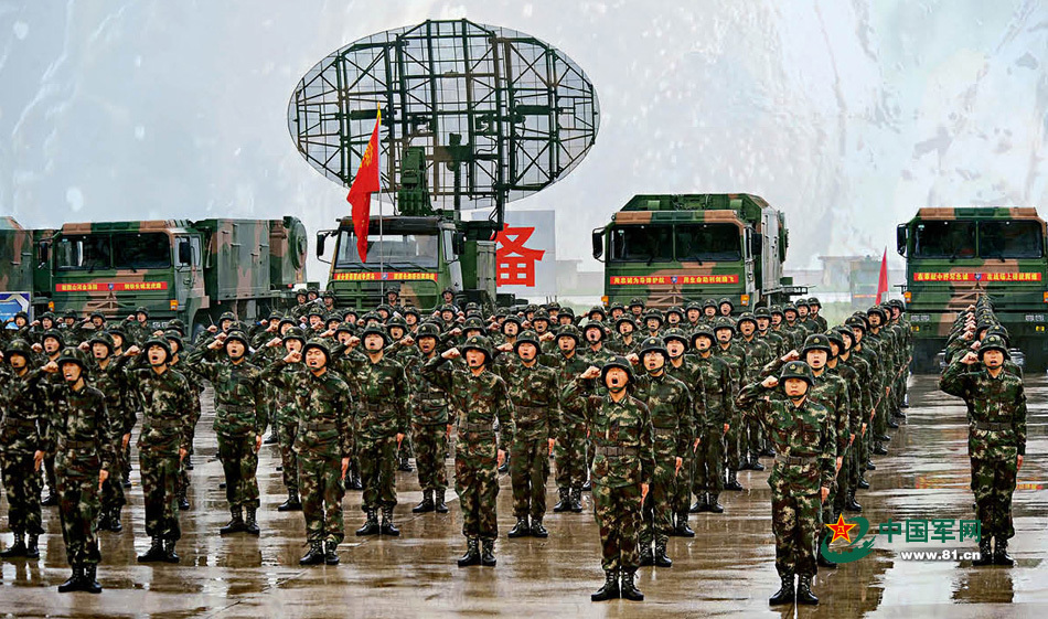 Soldados del Ejército Popular de Liberación de China 