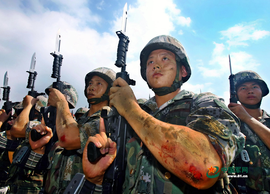 Soldados del Ejército Popular de Liberación de China 