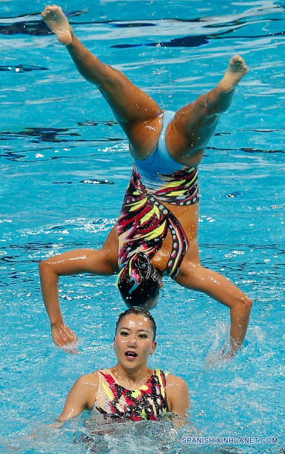 Equipo chino compite en Mundiales de natación