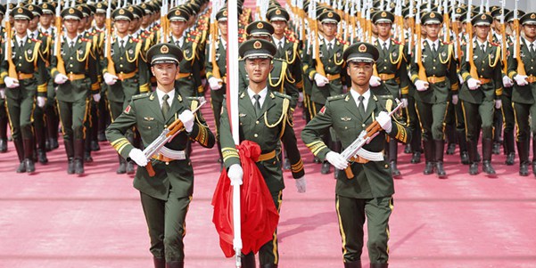 Transmisión en directo del desfile militar en Beijing