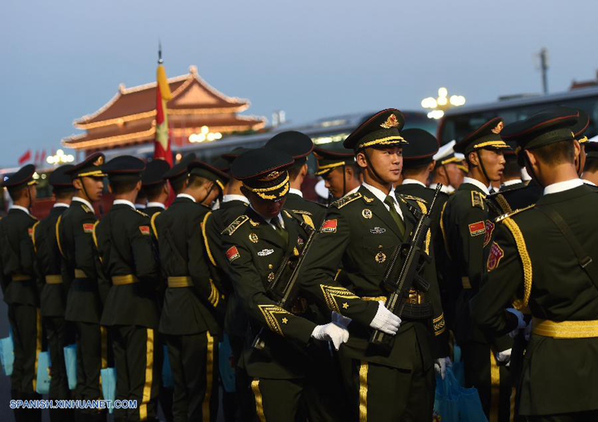 Comenzará el desfile militar del Día de la Victoria en Beijing1