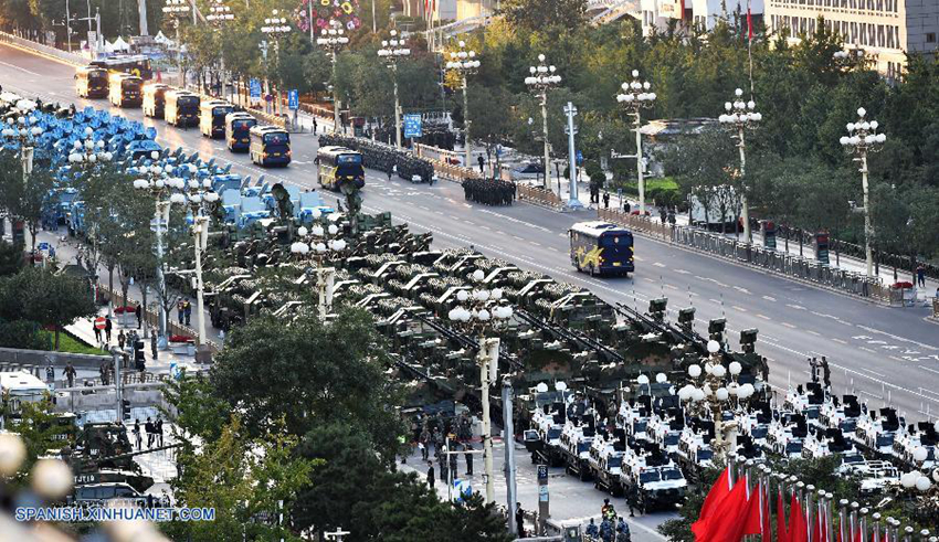 Comenzará el desfile militar del Día de la Victoria en Beijing8