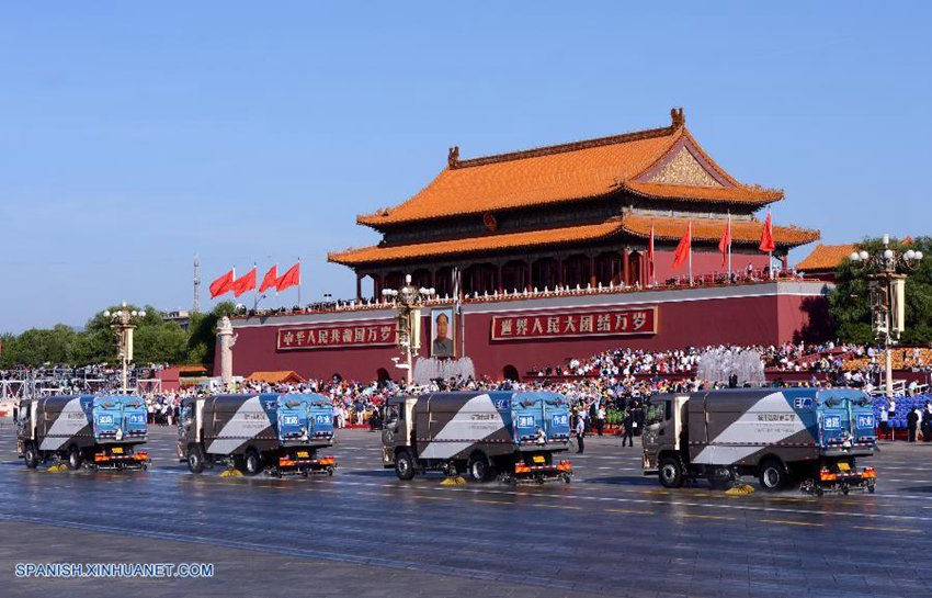 Comenzará el desfile militar del Día de la Victoria en Beijing10