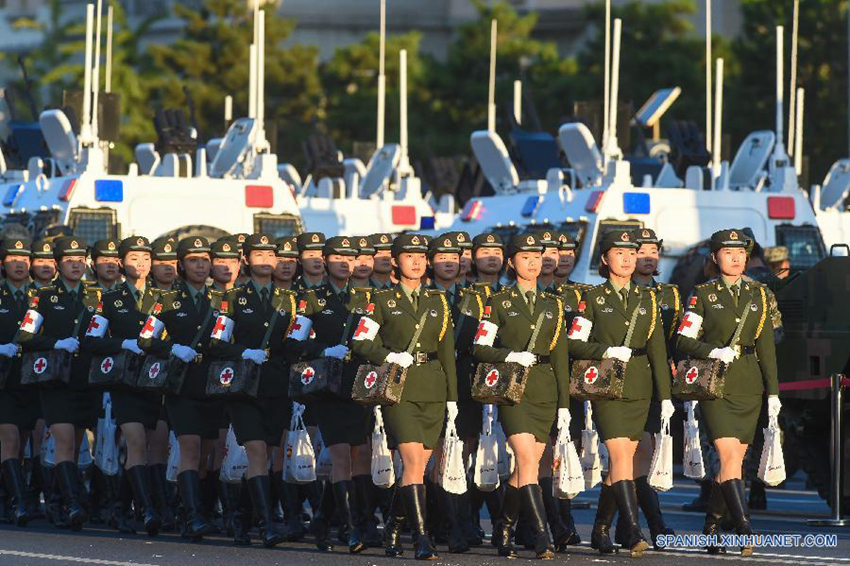 Tropas listas para desfile del Día de la Victoria de China6