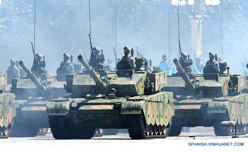 China exhibe armamento por aniversario de fin de guerra1