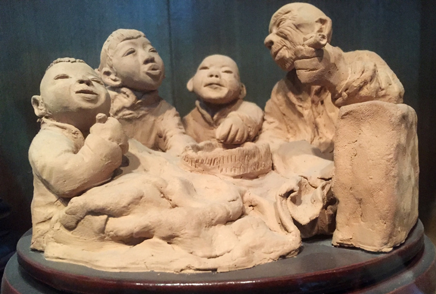 Artista en Gansu crea figuras de arcilla de asombrosa vitalidad5