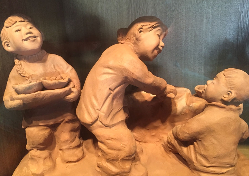 Artista en Gansu crea figuras de arcilla de asombrosa vitalidad2