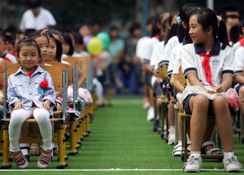 El inicio del nuevo curso escolar en China