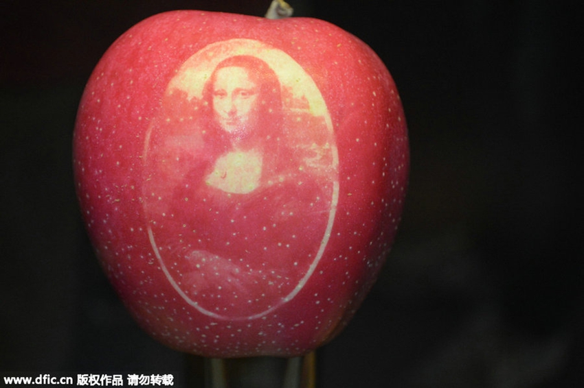 El “arte sobre manzanas” deja boquiabierto a Shanghai7