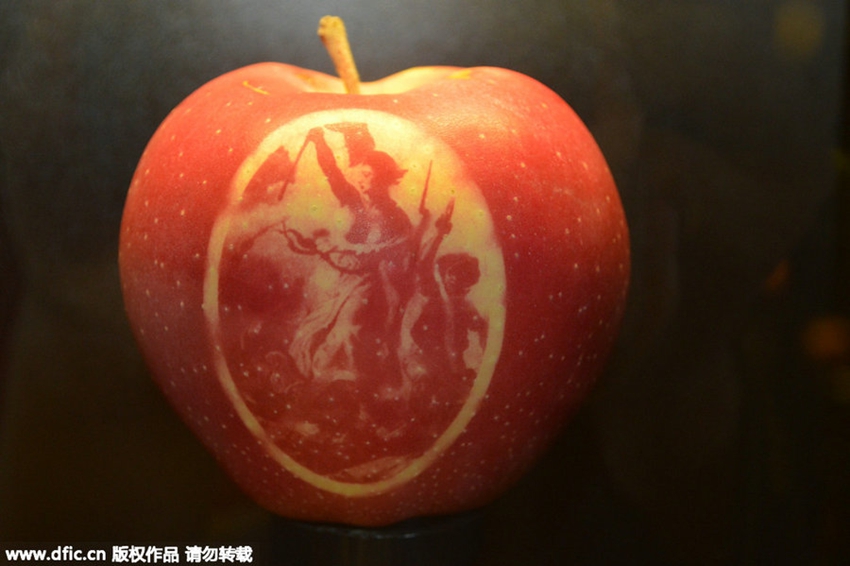 El “arte sobre manzanas” deja boquiabierto a Shanghai5