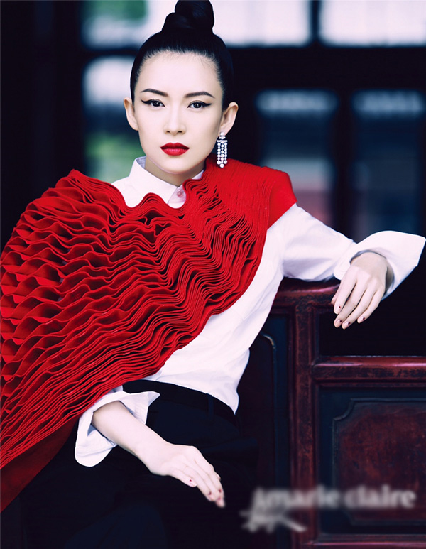 Actriz china Zhang Ziyi interprete mujer con diversos sabores