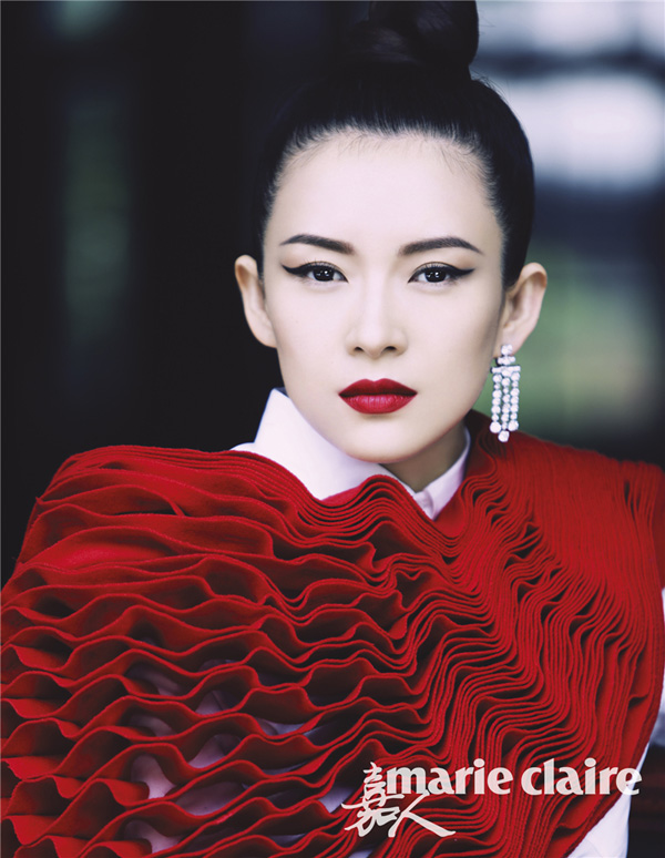 Actriz china Zhang Ziyi interprete mujer con diversos sabores