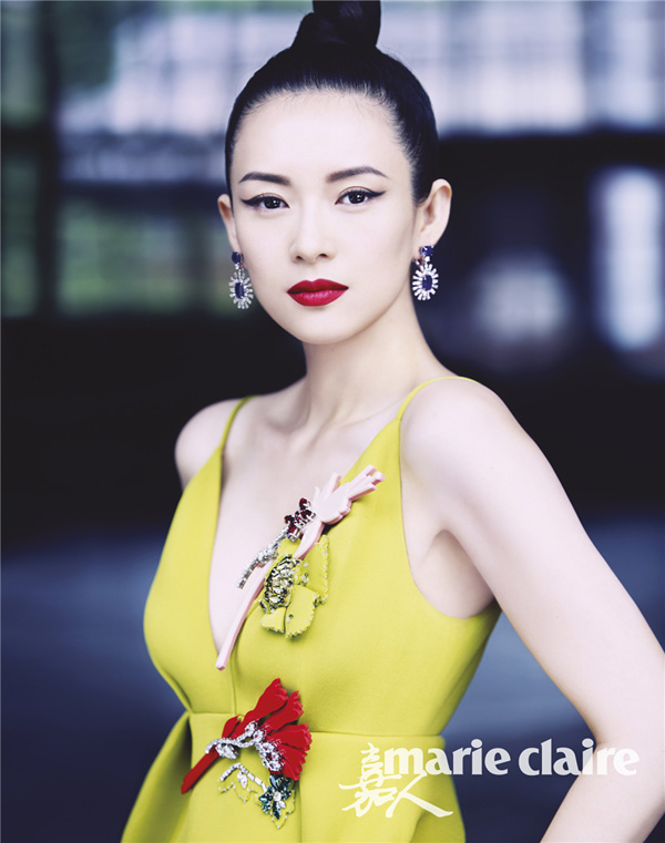 Actriz china Zhang Ziyi interprete mujer con diversos sabores