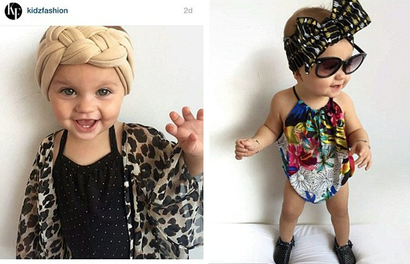 Una bebé inglés de un año se convierte en estrella de moda