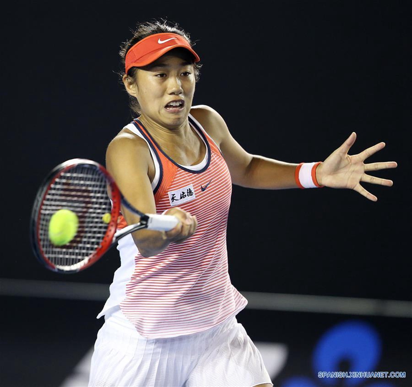 Tenis: China Zhang pasa a cuartos de final de Abierto de Australia3