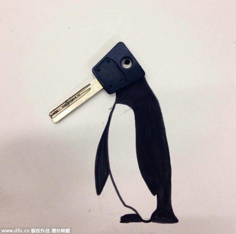 Inteligentes objetos de arte creados con objetos cotidianos10