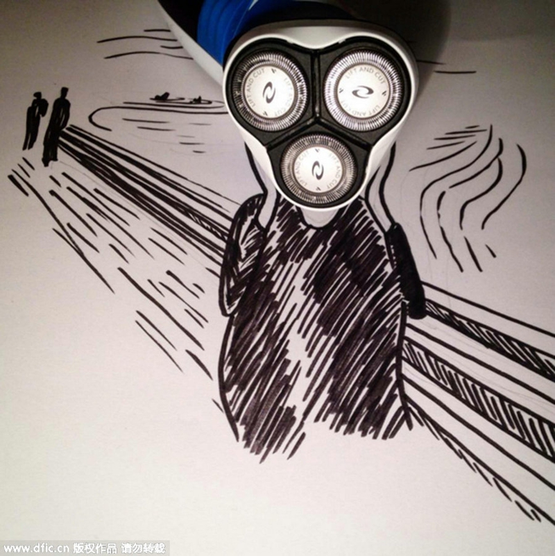 Inteligentes objetos de arte creados con objetos cotidianos8