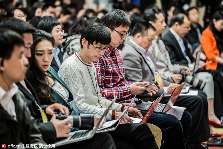 Momentos instantáneos en las dos sesiones de China