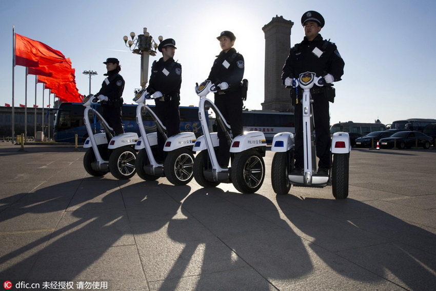 Momentos instantáneos en las dos sesiones de China