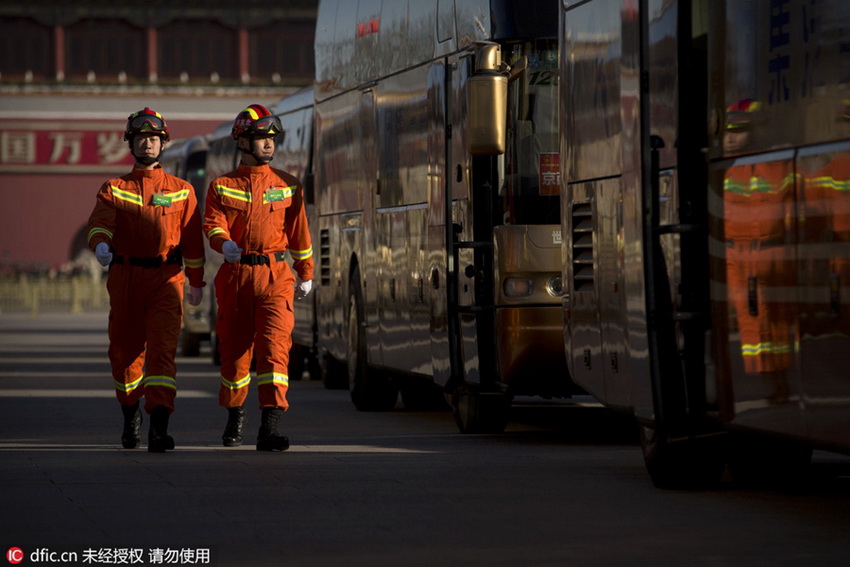 Momentos instantáneos en las dos sesiones de China