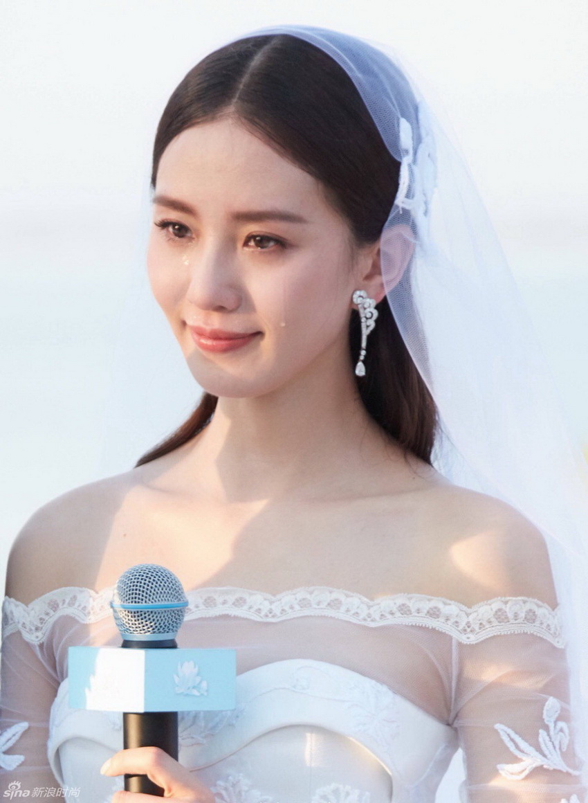 Bonita boda de los actores chinos Wu Qilong y Liu Shishi