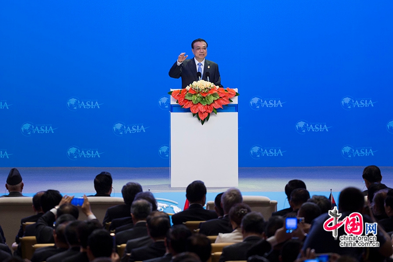 Primer ministro chino pronuncia discurso en inauguración del Foro Boao para Asia