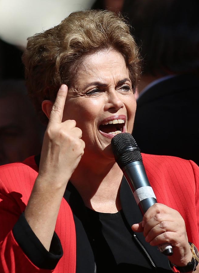 Manifestaciones del Día del Trabajador en Brasil se convierten en actos de apoyo a Rousseff1